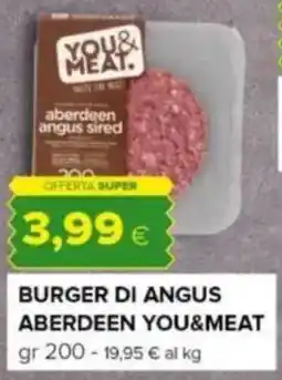 Oasi Burger di angus aberdeen YOU&MEAT offerta