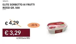 Prezzemolo e Vitale Elite sorbetto ai frutti rossi offerta
