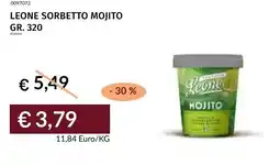Prezzemolo e Vitale Leone sorbetto mojito offerta