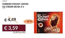 Prezzemolo e Vitale Ferrero pocket coffee ice cream offerta