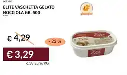 Prezzemolo e Vitale Elite vaschetta gelato nocciola offerta
