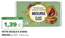 Oasi Fette segale e avena MISURA offerta