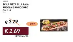 Prezzemolo e Vitale Svila pizza alla pala rucola e pomodoro offerta