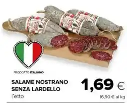 Oasi Salame nostrano senza lardello offerta