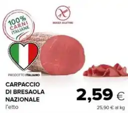 Oasi Carpaccio di bresaola nazionale offerta