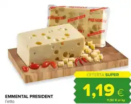 Oasi Emmental PRESIDENT offerta