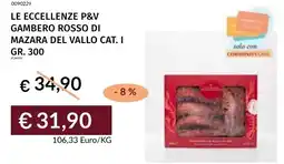 Prezzemolo e Vitale Le eccellenze p&v gambero rosso di mazara del vallo cat. I offerta