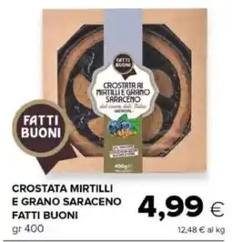 Oasi Crostata mirtilli e grano saraceno FATTI BUONI offerta