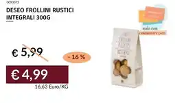 Prezzemolo e Vitale Deseo frollini rustici integrali offerta