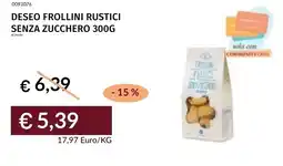 Prezzemolo e Vitale Deseo frollini rustici senza zucchero offerta