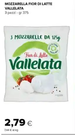 Oasi Mozzarella fior di latte VALLELATA offerta