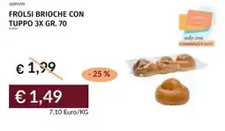 Prezzemolo e Vitale Frolsi brioche con tuppo 3x offerta