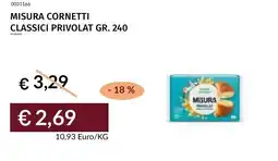 Prezzemolo e Vitale Misura cornetti classici privolat offerta