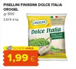 Oasi Pisellini finissimi dolce italia OROGEL offerta
