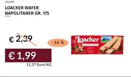 Prezzemolo e Vitale Loacker wafer napolitaner offerta