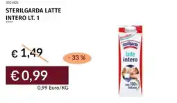 Prezzemolo e Vitale Sterilgarda latte intero offerta