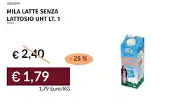 Prezzemolo e Vitale Mila latte senza lattosio uht offerta