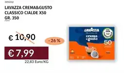 Prezzemolo e Vitale Lavazza crema&gusto classico cialde x50 offerta