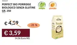 Prezzemolo e Vitale Perfect bio porridge biologico senza glutine offerta