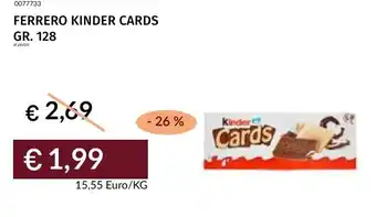 Prezzemolo e Vitale Ferrero kinder cards offerta