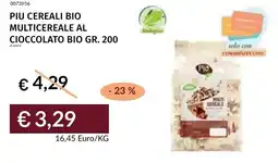Prezzemolo e Vitale Piu cereali bio multicereale al cioccolato bio offerta