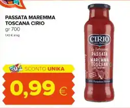 Oasi Passata maremma toscana CIRIO offerta