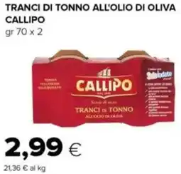 Oasi Tranci di tonno all'olio di oliva CALLIPO offerta