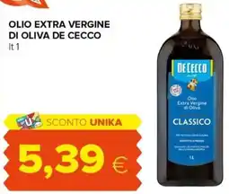 Oasi Olio extra vergine di oliva DE CECCO offerta