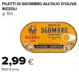 Oasi Filetti di sgombro all'olio d'oliva RIZZOLI offerta
