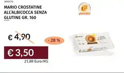 Prezzemolo e Vitale Mario crostatine all'albicocca senza glutine offerta