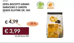Prezzemolo e Vitale Zer% biscotti grano saraceno e carota senza glutine offerta