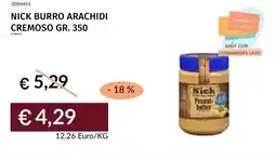 Prezzemolo e Vitale Nick burro arachidi cremoso offerta