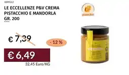Prezzemolo e Vitale Le eccellenze p&v crema pistacchio e mandorla offerta