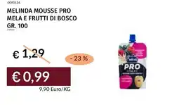 Prezzemolo e Vitale Melinda mousse pro mela e frutti di bosco offerta