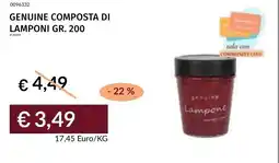 Prezzemolo e Vitale Genuine composta di lamponi offerta