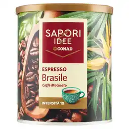 Spazio Conad CAFFÈ ESPRESSO MACINATO SAPORI&IDEE CONAD offerta