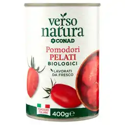 Spazio Conad POMODORI PELATI VERSO NATURA BIO CONAD offerta