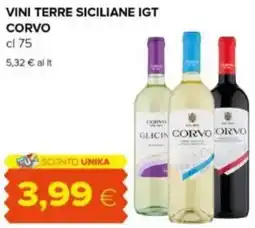 Oasi Vini terre siciliane igt CORVO offerta
