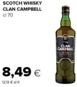 Oasi Scotch whisky CLAN CAMPBELL offerta
