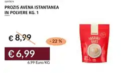 Prezzemolo e Vitale Prozis avena istantanea in polvere offerta