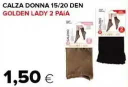 Oasi Calza donna 15/20 den GOLDEN LADY offerta