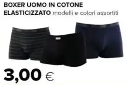 Oasi Boxer uomo in cotone elasticizzato offerta