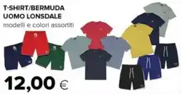 Oasi T-shirt/bermuda uomo lonsdale offerta