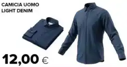 Oasi Camicia uomo light denim offerta