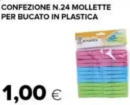 Oasi Confezione n.24 mollette per bucato in plastica offerta