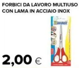 Oasi Forbici da lavoro multiuso con lama in acciaio inox offerta