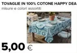 Oasi Tovaglie in 100% cotone happy dea offerta
