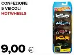 Oasi Confezione 5 veicoli HOTWHEELS offerta