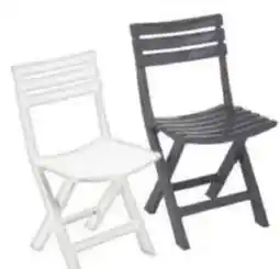 Oasi Sedia pieghevole birky bianca/ antracite offerta