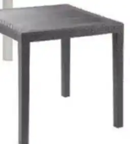 Oasi Tavolo quadrato king antracite cm 80x80 offerta